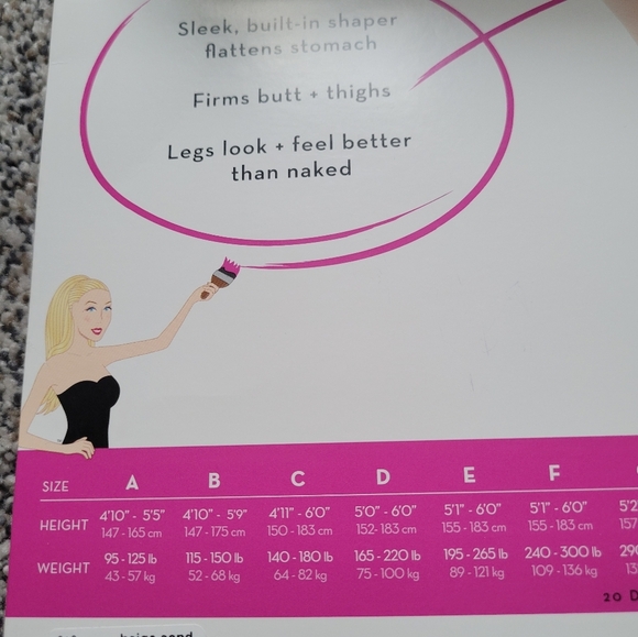 Spanx Sheer Beige Sand Pantyhose Size B NEW - Picture 6 of 6